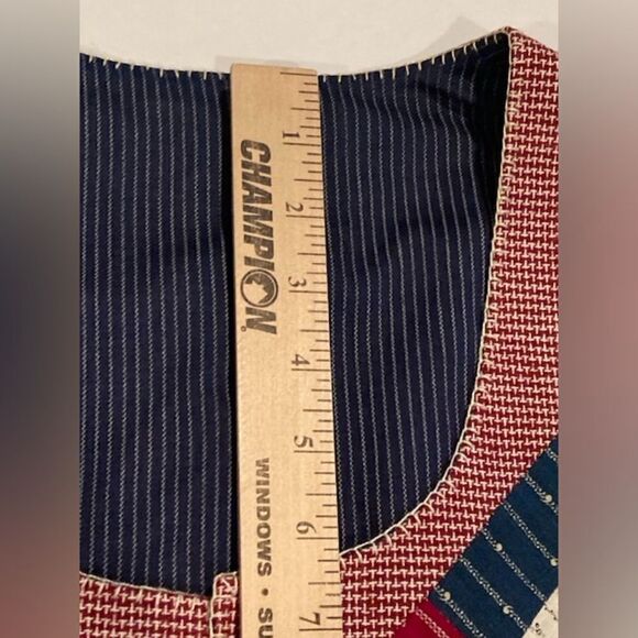 Vintage Handmade Quilted Skirt & Vest Set Carol Eisert Designs Piqua Ohio Rare - Picture 16 of 16